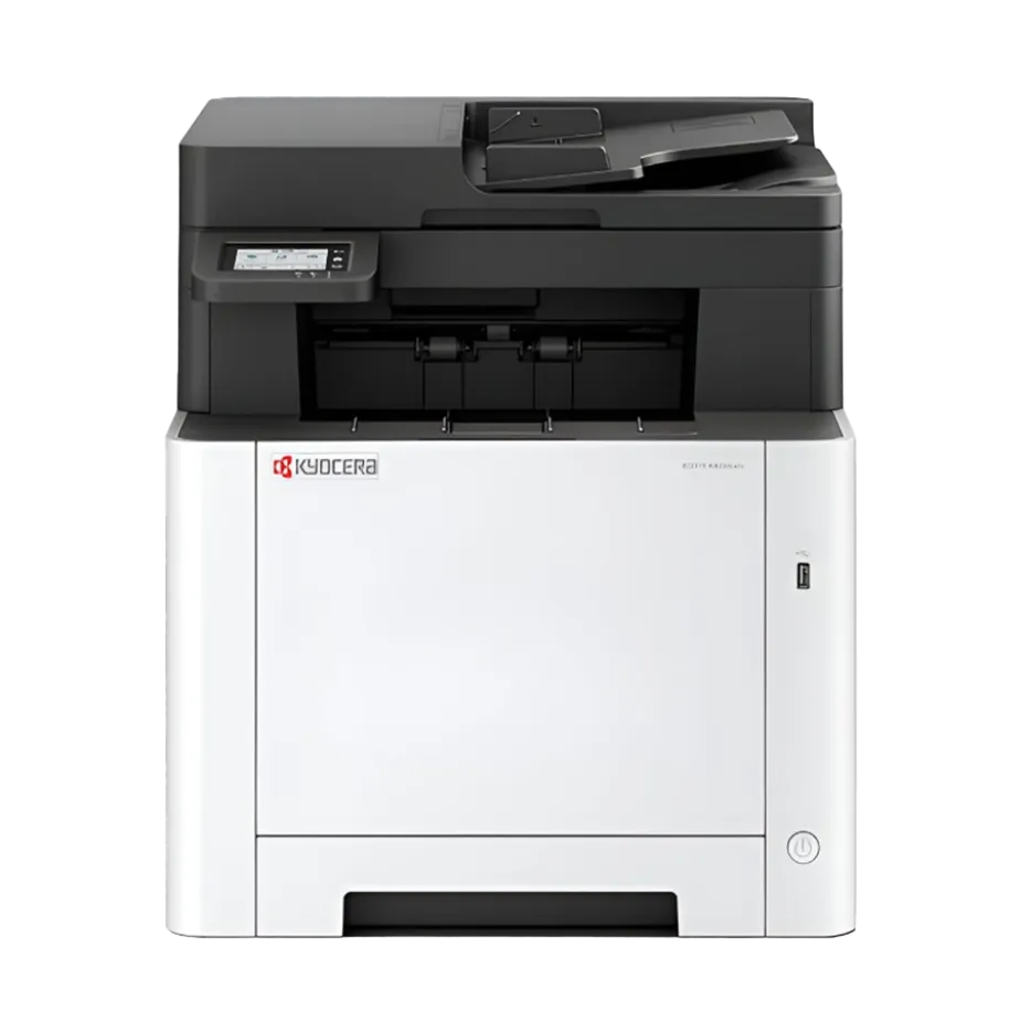 A full-view of the TASKalfa PA4500ci color laser printer, a high-performance A4 device designed with Elevate Technology.